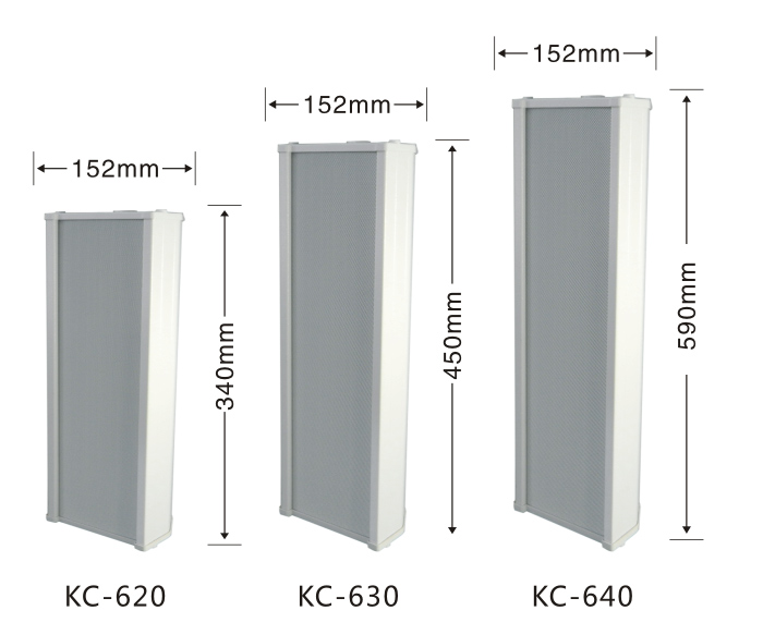 Waterproof sound column KC-620 / KC-630 / KC-640 / KC-660